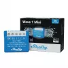 Relé inteligente Shelly Qubino Wave 1 Mini inalámbrico 110–240V, 8A AC / 5A DC, 868,4 MHz, para interiores, azul