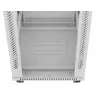 Lanberg FF01-6842-12SL armario rack de suelo de 19" 42U 600x800x2122 mm, puerta de cristal, LCD, flat pack, 1200 kg, IP20, gris