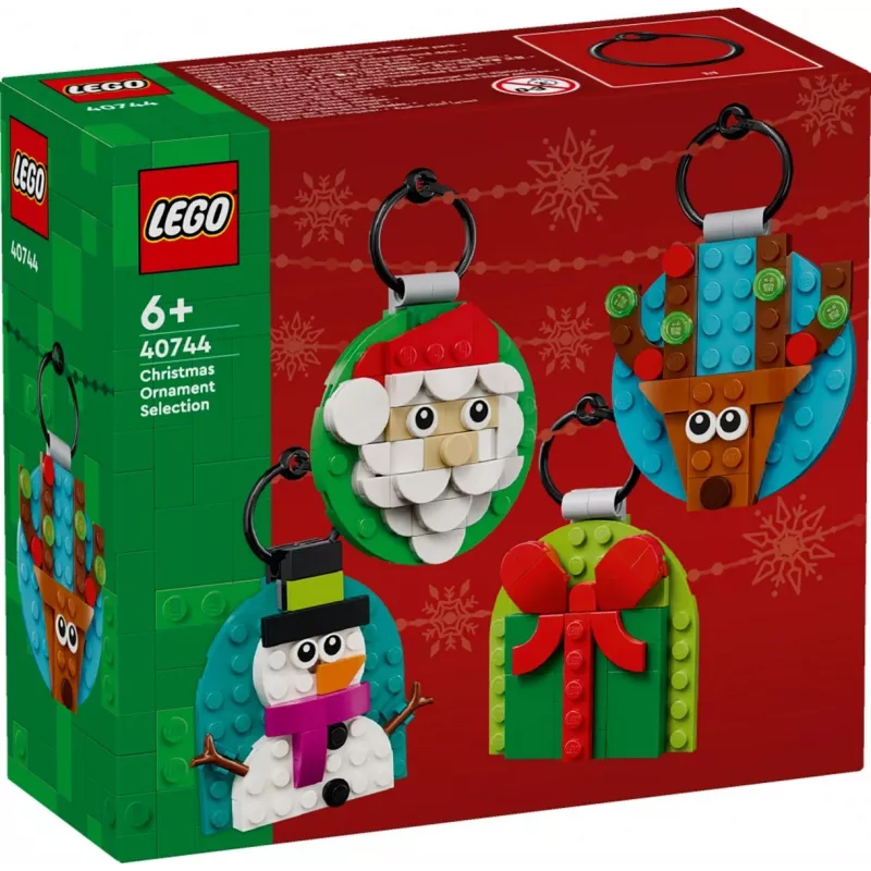 Bricks Iconic 40744 surtido de adornos navideños