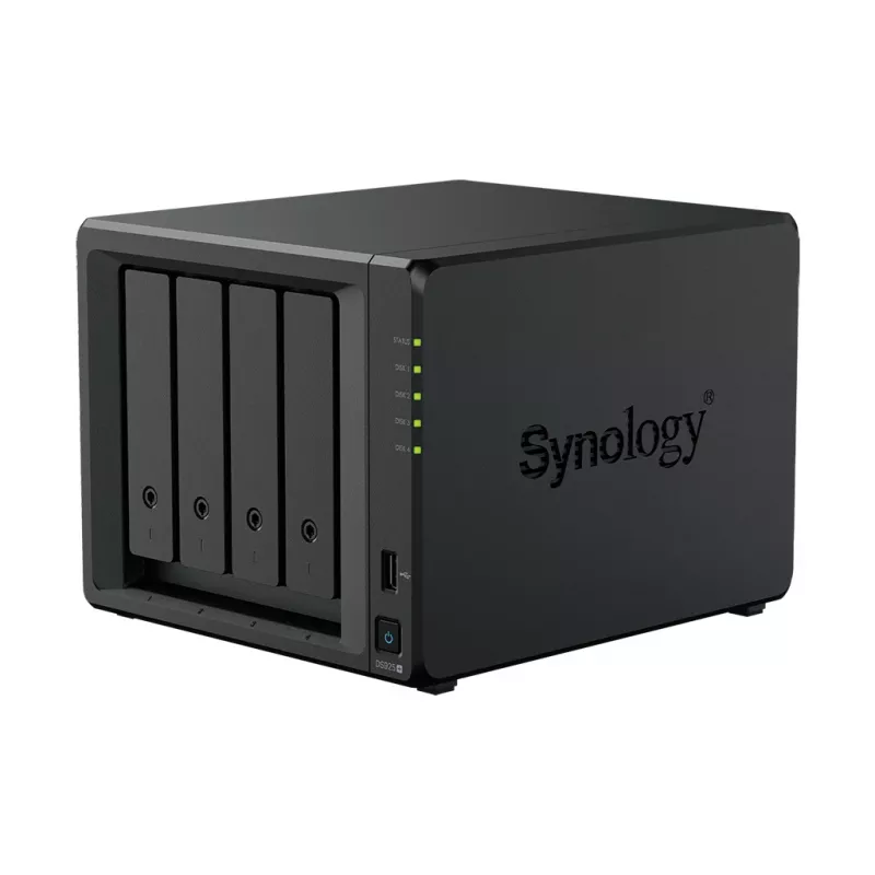 Synology DiskStation DS925+ Servidor NAS/almacenamiento Ryzen Embedded V1500B 4 GB DDR4 0 TB Negro