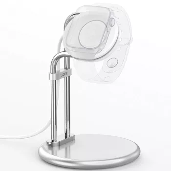 Soporte de carga para Apple Watch SAW-300 inductivo plata