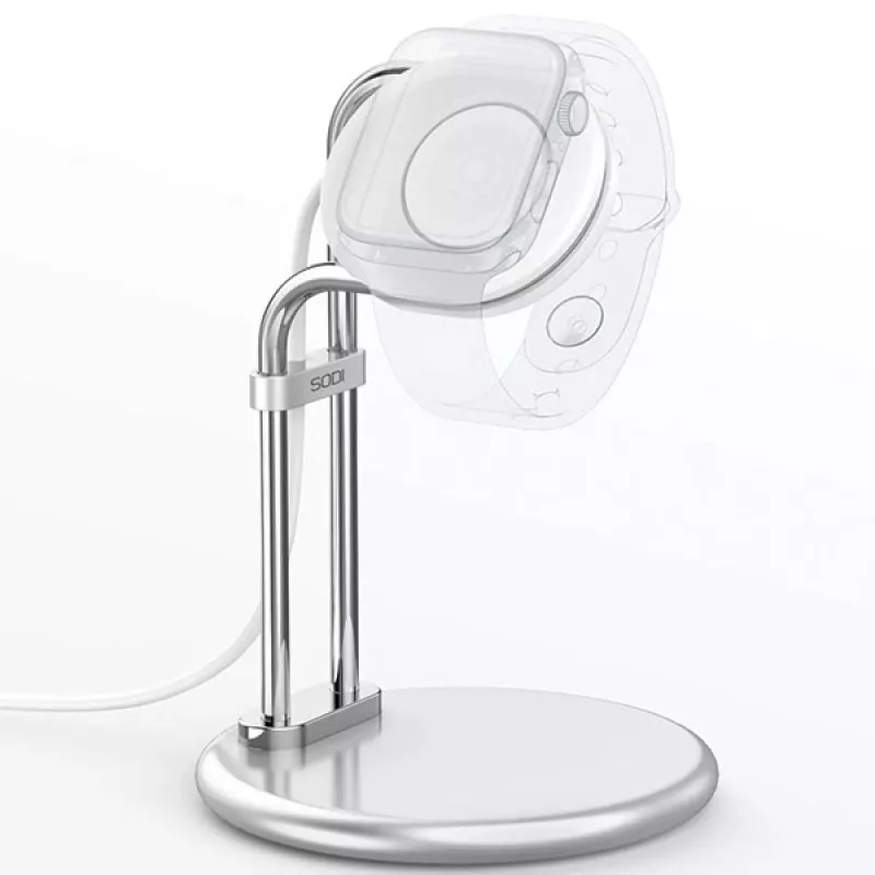 Soporte de carga para Apple Watch SAW-300 inductivo plata