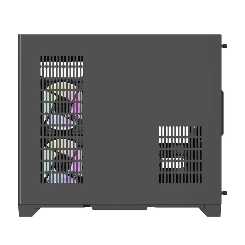 Darflash FT418 Caja de ordenador + 6 ventiladores aRGB (negro)