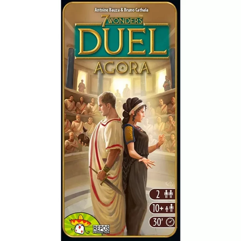 7 Wonders Duel - Agora, expansión de juego de mesa