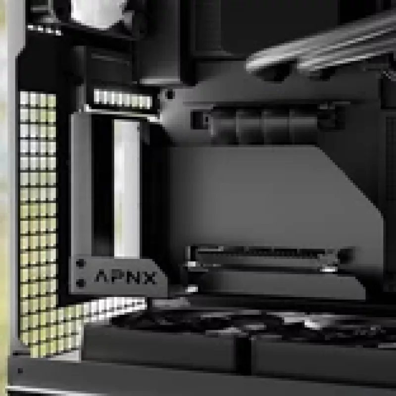 Soporte vertical para GPU APNX GAZU-1044 — altura ajustable, diseño robusto