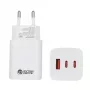 Cargador EXTRA DIGITAL GaN 2x USB Type-C, USB Type-A: 65W, PPS