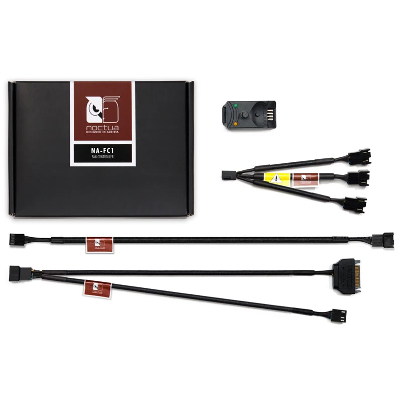 Controlador de ventilador Noctua NA-FC1 3 canales negro