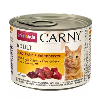 Comida húmeda para gatos animonda ANIMONDA Carny 200 g — ternera, sin cereales, sin gluten