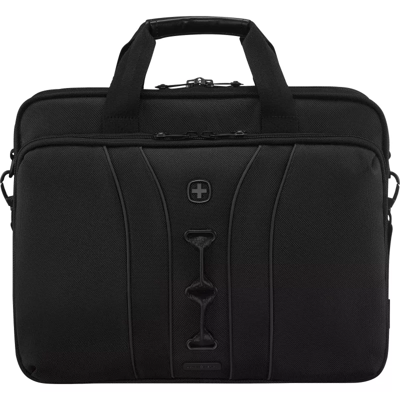 Funda para portátil Wenger Legacy Negro Series 16 pulgadas – compatible con hasta 40,6 cm, negro