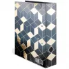 Archivador HERMA 7056 A4 cartón azul - dorado (7056)