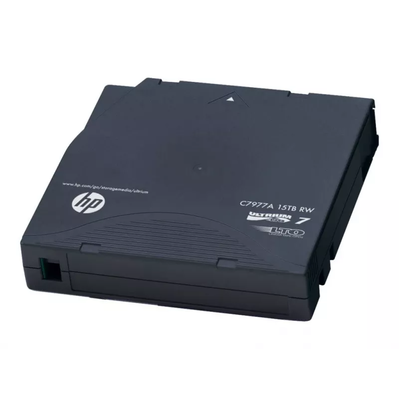 Cartucho de datos HPE Ultrium Non-Custom Labeled de Hewlett Packard Enterprise - 20 x LTO Ultrium 7 - 6TB / 15TB - Con etiqueta de código de barras (C7977AN)