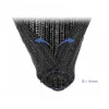 Funda trenzada DeLOCK 18910 5 m x 16 mm negro