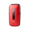 Panasonic KX-TU550 EXR teléfono móvil para personas mayores, 4G, 2,8 pulgadas, de tapa, rojo