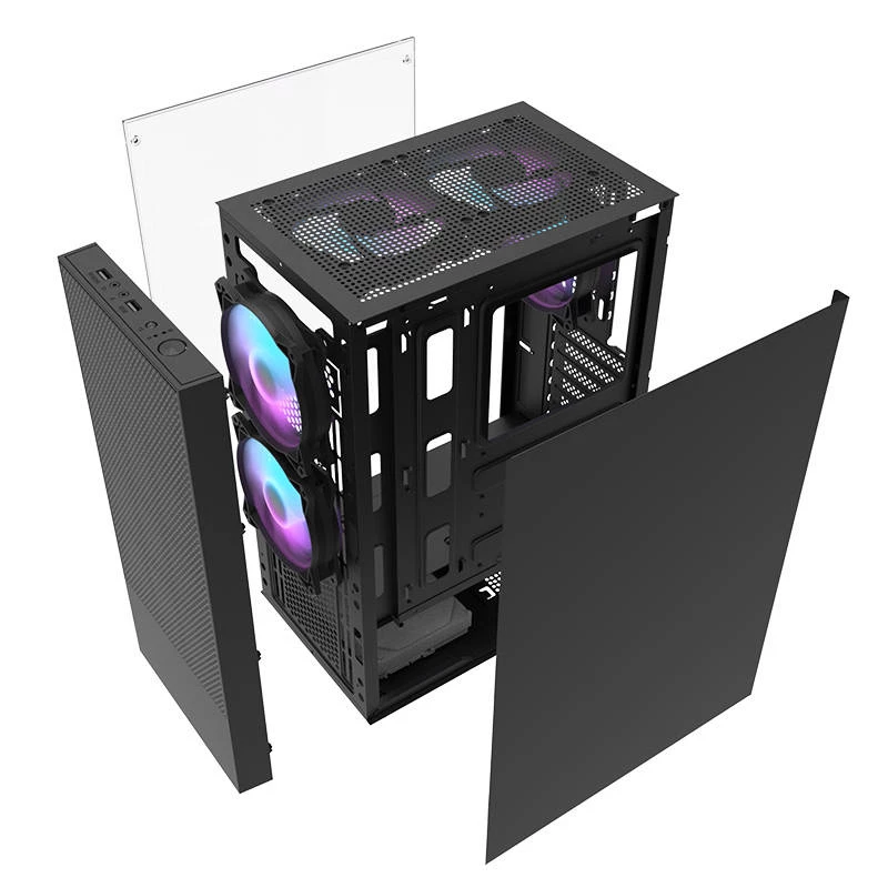 Caja de ordenador Darkflash A290 ATX negra