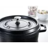 Olla de asar ZWILLING 40500-281-0 6,7 L hierro fundido negro