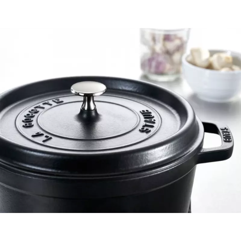Olla de asar ZWILLING 40500-281-0 6,7 L hierro fundido negro