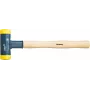 Martillo de cabeza blanda sin rebote Wiha No-recoil con mango de madera de nogal americano
