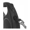 Flexi Black Design M correa extensible para perros, cinta de 5 m, hasta 25 kg