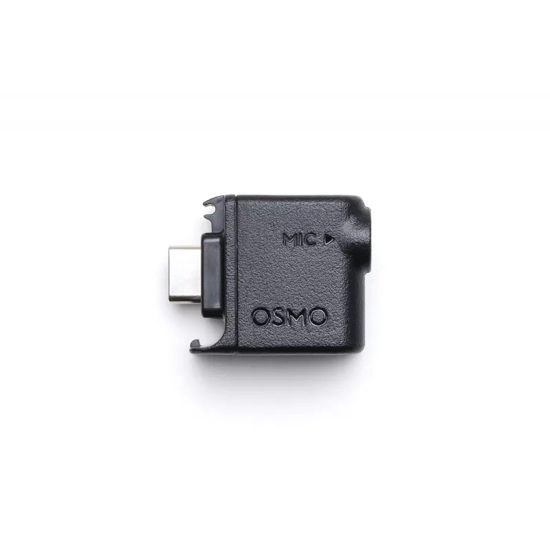 Adaptador de micrófono para cámara DJI Osmo Action, adaptador de audio de 3,5 mm