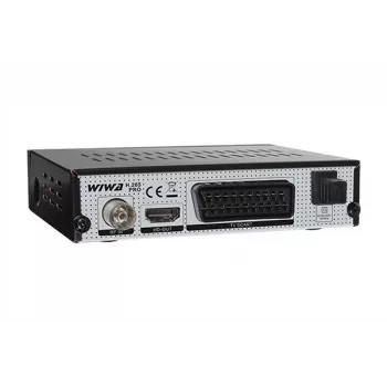 Sintonizador de TV digital HD terrestre WIWA H.265 PRO DVB-T/DVB-T2 — Full HD, H.265, HDMI, SCART, USB, grabación