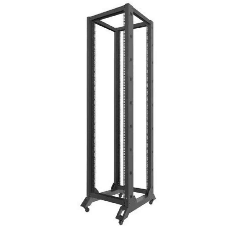 Lanberg OR01-6842-B Rack abierto de 19 pulgadas, 42U, 600x800 mm, negro