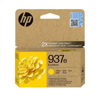HP 937e EvoMore Cartucho de tinta original Amarillo