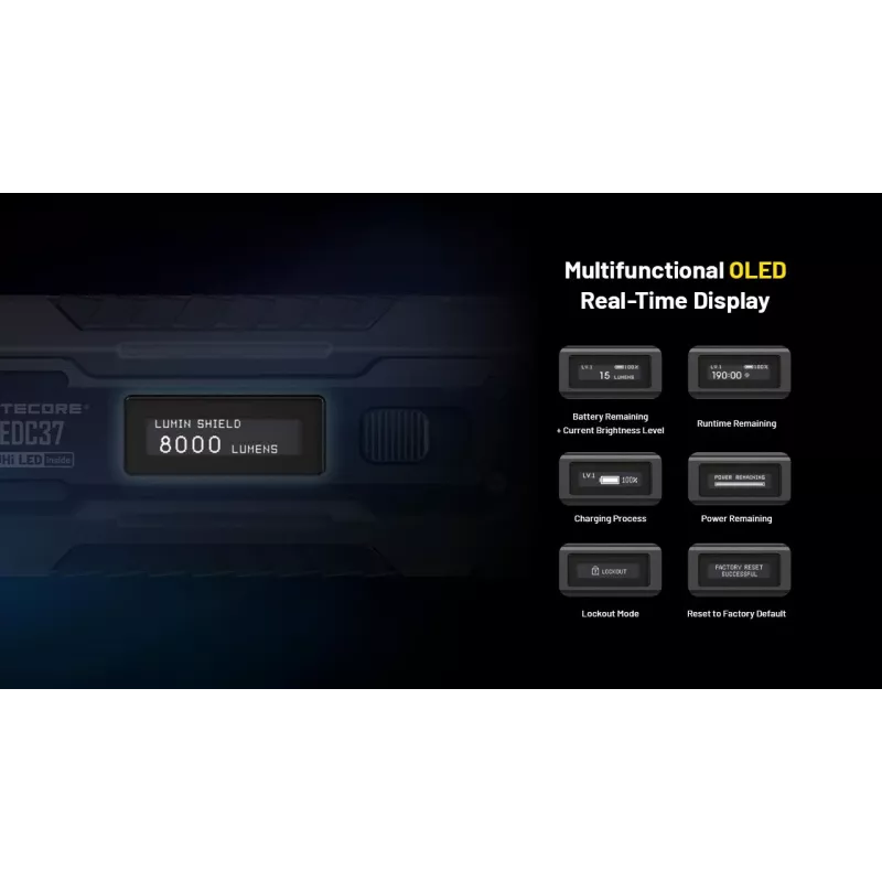 Linterna EDC-SERIE/EDC37 Nitecore