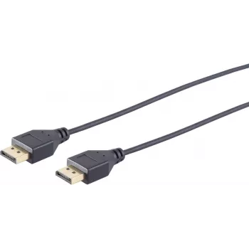 Cable DisplayPort S/CONN 10-49155 1,5 m Negro
