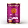 CHAMPER Coat & Skin monoproteico ternera - alimento húmedo para perros - 400g