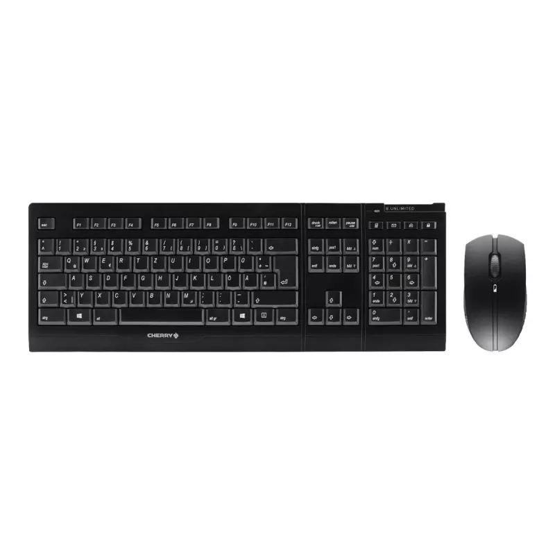 CHERRY B.UNLIMITED 3.0 teclado ratón incluido oficina RF Wireless alemán negro