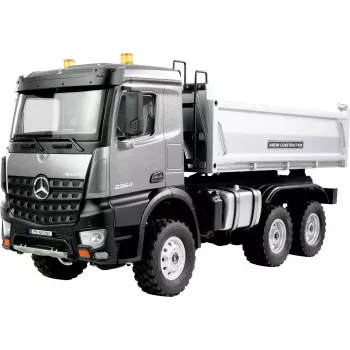 Amewi 22685 Mercedes-Benz Arocs Camión volquete 6x6 1:14 RTR, antracita