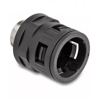 Racor para tubo DeLOCK 60455 M25 negro latón plástico 2 uds.