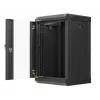 Lanberg WF11-3309-10B armario rack 9U rack de montaje en pared negro