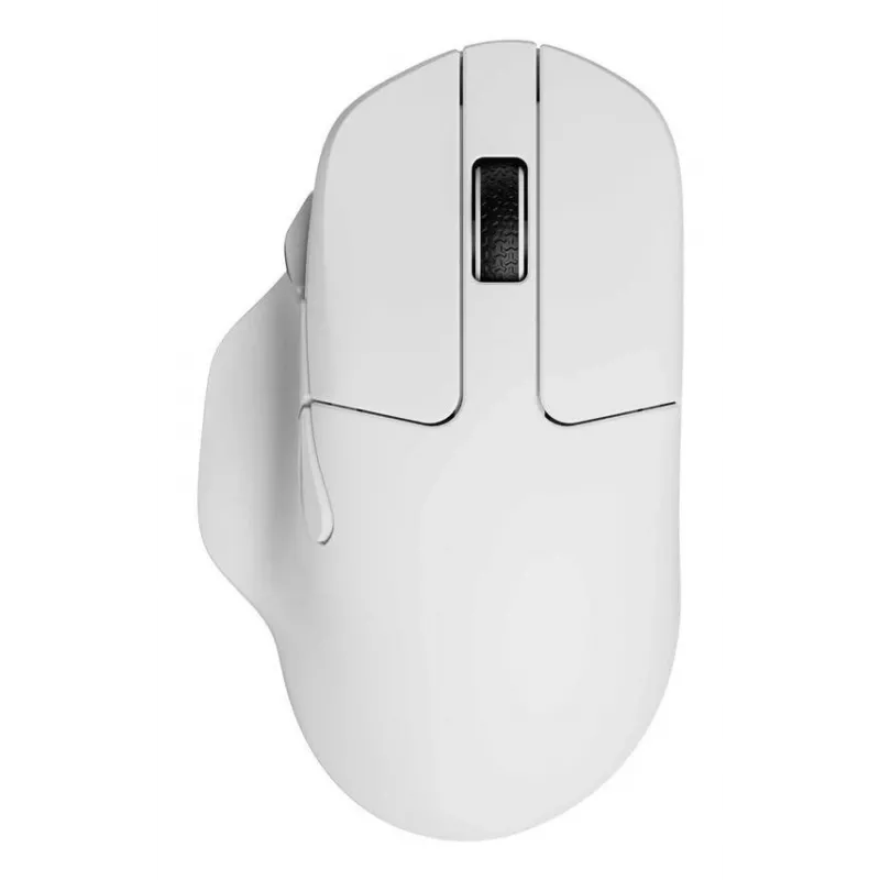 Ratón óptico inalámbrico ambidiestro Keychron M7-A24 30000 DPI RF inalámbrico Bluetooth USB-C blanco