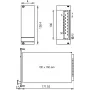 SCHROFF Panel frontal para PSM - PANEL FRONTAL HF PSU PSM 3HE 10TE (21005477)