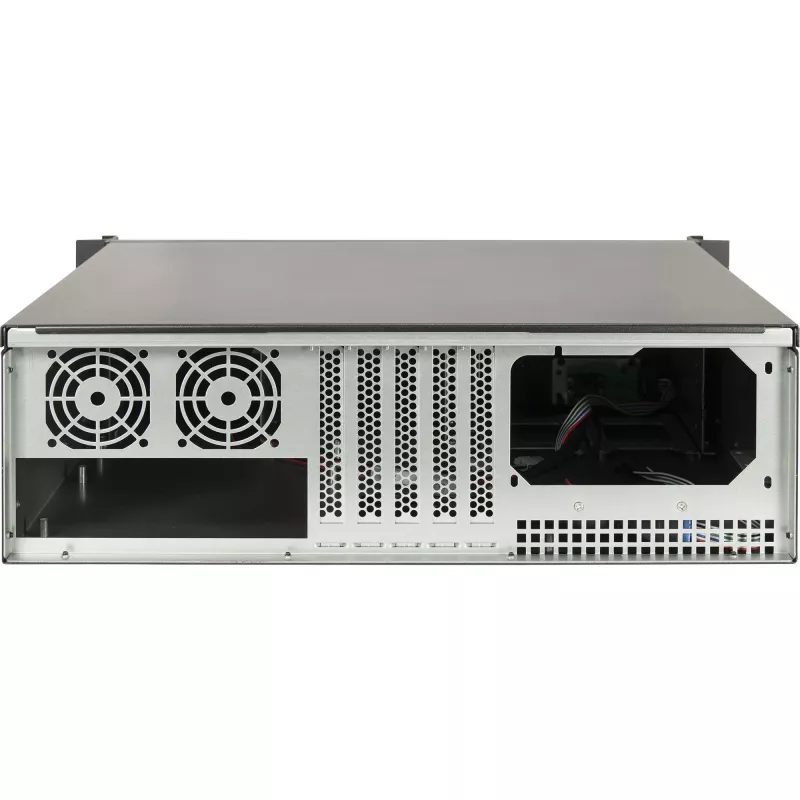 Rack de servidor Inter-Tech 3U-K-340L negro ATX ventilador de 60 mm
