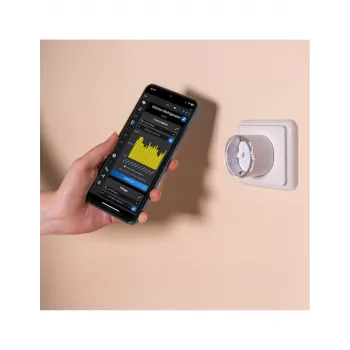 Enchufe inteligente Shelly Plug S Gen3 — enchufe inteligente Wi-Fi con monitorización de energía, tipo F, 110–230 V, 2500 W, blanco