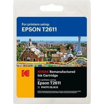 185E026110 KODAK EPS. XP610 TINTA FOTOGRÁFICA BK C13T26114012/T2611 220 páginas 7ml (185E026110)