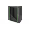 DIGITUS Dynamic Basic DN-19 16-U-EC-SW - armario - armario de red - apto para montaje en pared - RAL 9005 - 16U - 48,3 cm (19