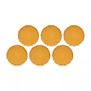Arpeggio set de 6 platos de ensalada 21 cm, naranja