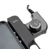 Parrilla de contacto Jata JEGR1245 — 2200 W, control giratorio, rectangular 655×255 mm, negro/plata