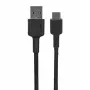 AUKEY CB-CD30 cable de USB-A a USB-C 0,9 m, trenzado de nailon, 60W PD, 3A, negro