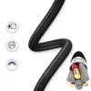Cable USB a Lightning Tellur TLL155761, 1 m, 3 A, negro