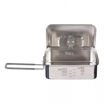 Olla ESBIT PT1200ST acero inoxidable olla de camping 1,2 L, 554 g, plateada
