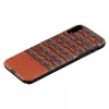 Funda para smartphone man and wood para iPhone XR — Browny Check negro funda protectora