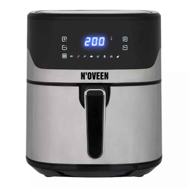 Freidora de aire NOVEEN AF550 — 6,5 l de capacidad, 1600 W, hasta 200°C, 8 programas