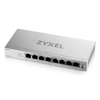 Zyxel GS1200-8HPV3 gestionado L2 Gigabit Ethernet (10/100/1000) Power over Ethernet (PoE) de sobremesa, gris