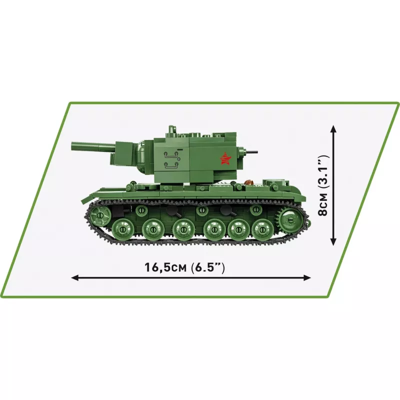 Set de construcción Cobi KV-2 Segunda Guerra Mundial 510 piezas