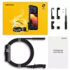 Ulefone uSmart UF-EC Cámara endoscópica para smartphones, Negro
