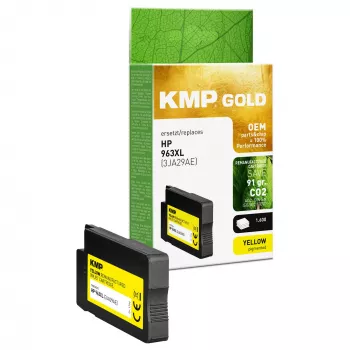 Cartucho KMP GOLD HP 963XL (3JA29AE) amarillo